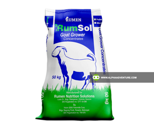 Buy Rumsol Goat Grower Concentrates for Sale from Alpha Agventure Farms