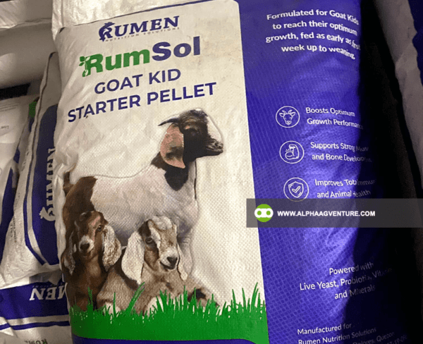 Buy Rumsol Goat Kid Starter Pellet for Sale from Alpha Agventure Farms